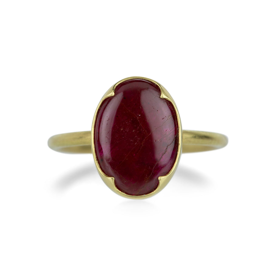 Gabriella Kiss Oval Ruby Slab Ring | Quadrum Gallery