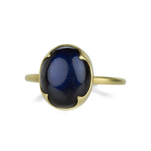 Gabriella Kiss 18k Oval Spectrolite Cabochon Ring | Quadrum Gallery