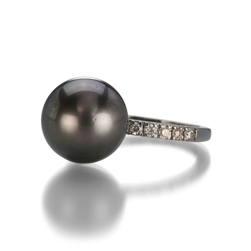 Gellner Dark Gray Tahitian Pearl Ring | Quadrum Gallery