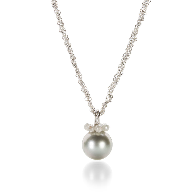 Gellner Tahitian & Diamond Bead Pearl Necklace | Quadrum Gallery