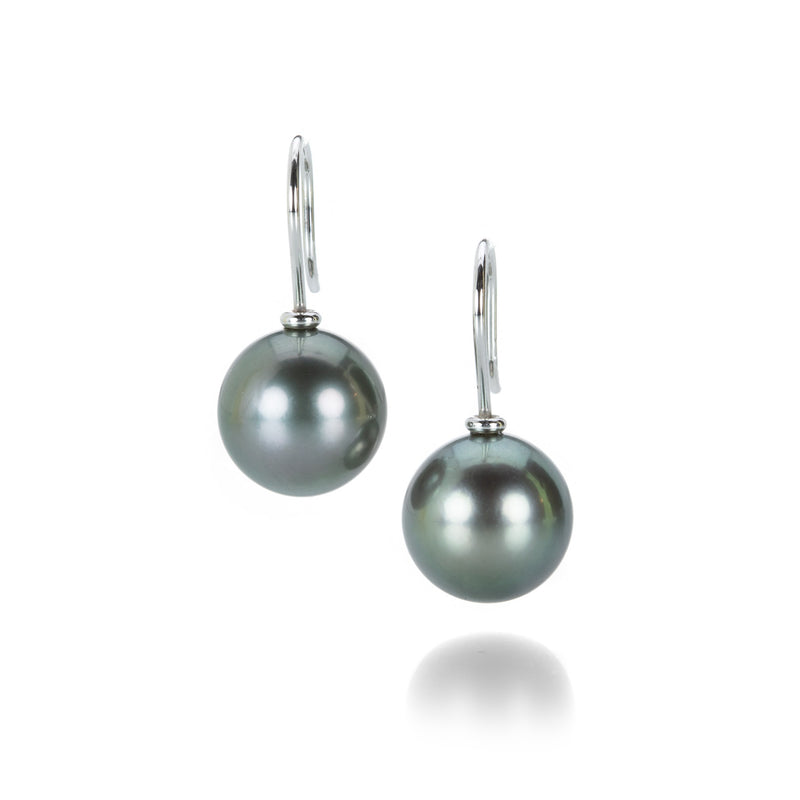 Gellner Grey Pearl Drop Earrings | Quadrum Gallery