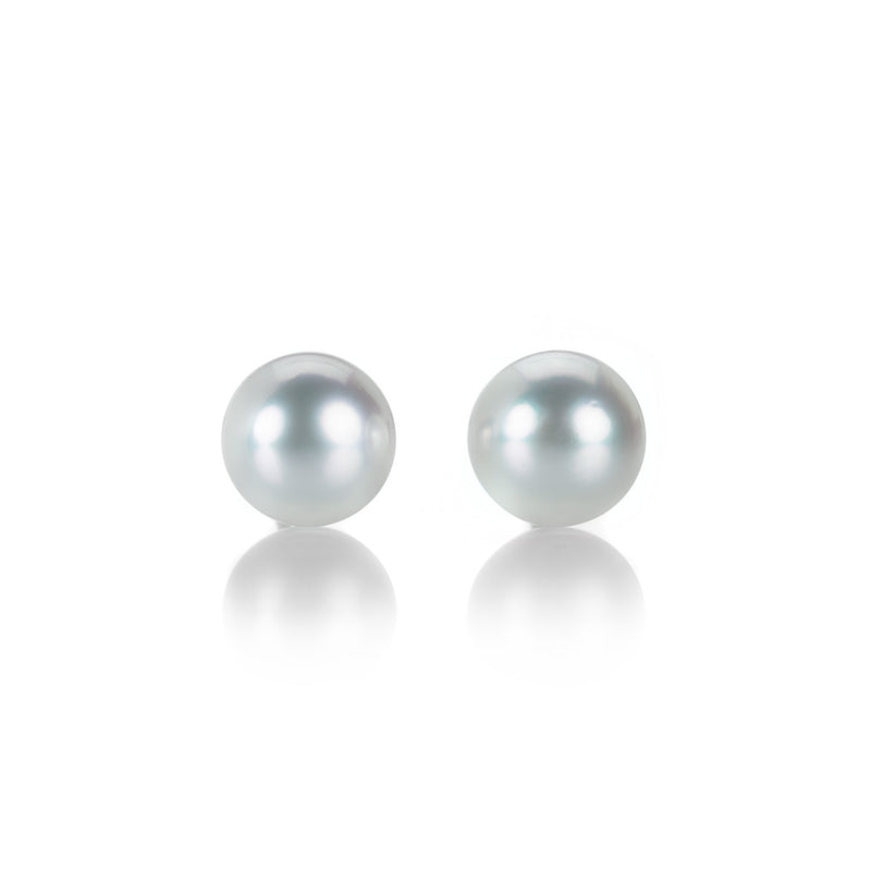 Gellner 18k White South Sea Pearl Studs | Quadrum Gallery