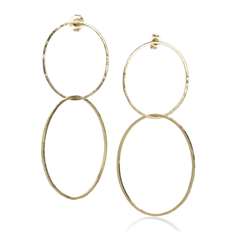 Julez Bryant Yellow Gold Double Hoop Earrings | Quadrum Gallery