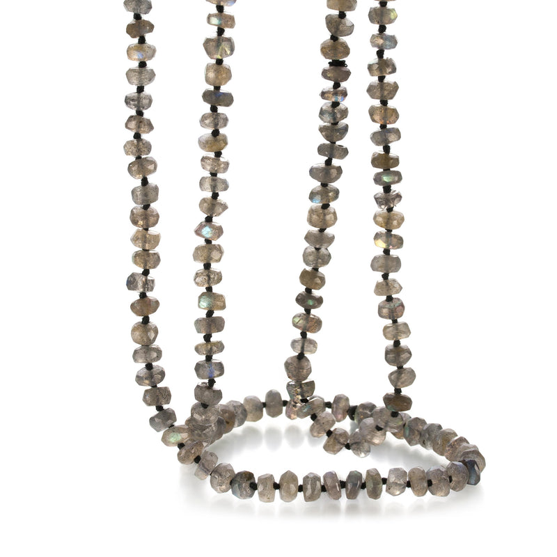 Joseph Brooks 6mm Labradorite Beads Necklace | Quadrum Gallery