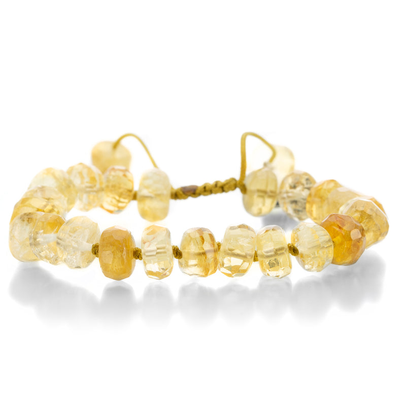 Joseph Brooks 10mm Citrine Bead Bracelet | Quadrum Gallery