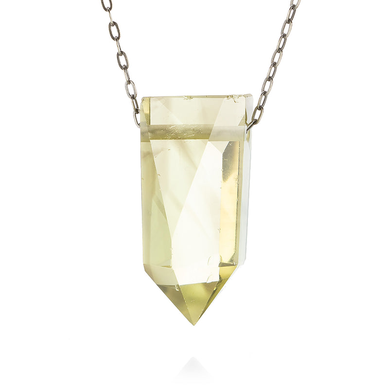 Joseph Brooks Citrine Quartz Crystal Necklace | Quadrum Gallery