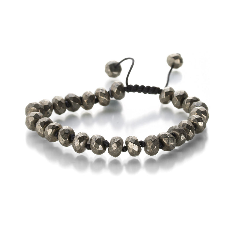 Joseph Brooks Faceted 8mm Pyrite Bead Bracelet | Quadrum Gallery