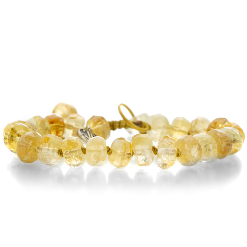 Joseph Brooks 10mm Faceted Citrine Bead Bracelet | Quadrum Gallery