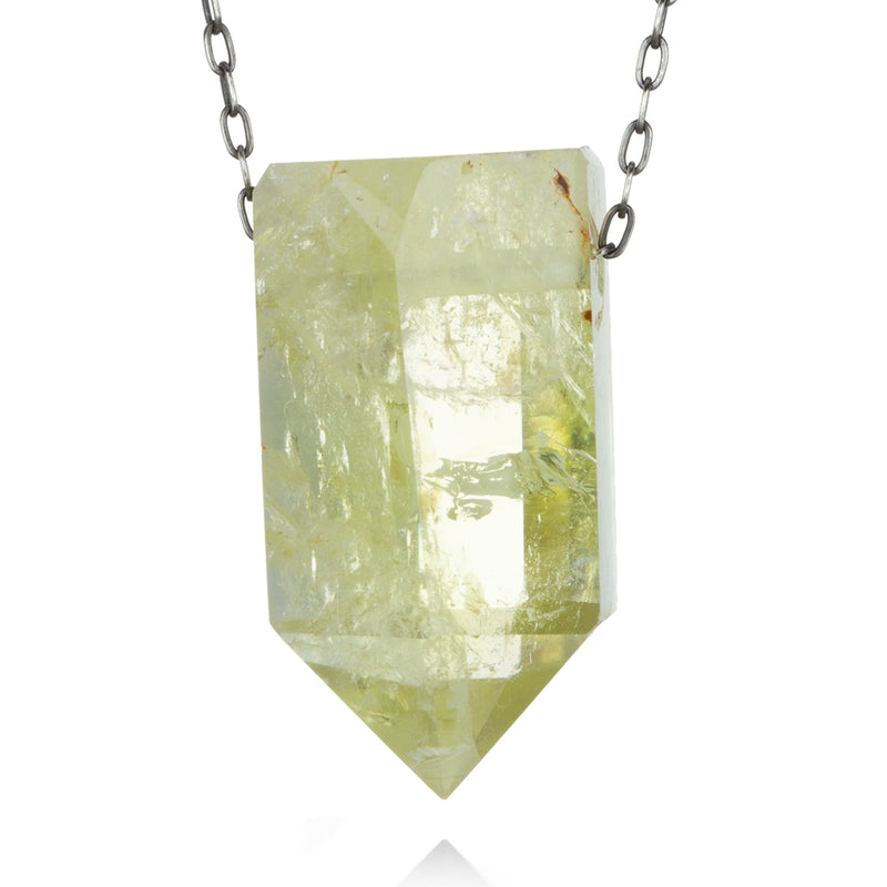 Joseph Brooks 40mm Citrine Quartz Crystal Necklace | Quadrum Gallery