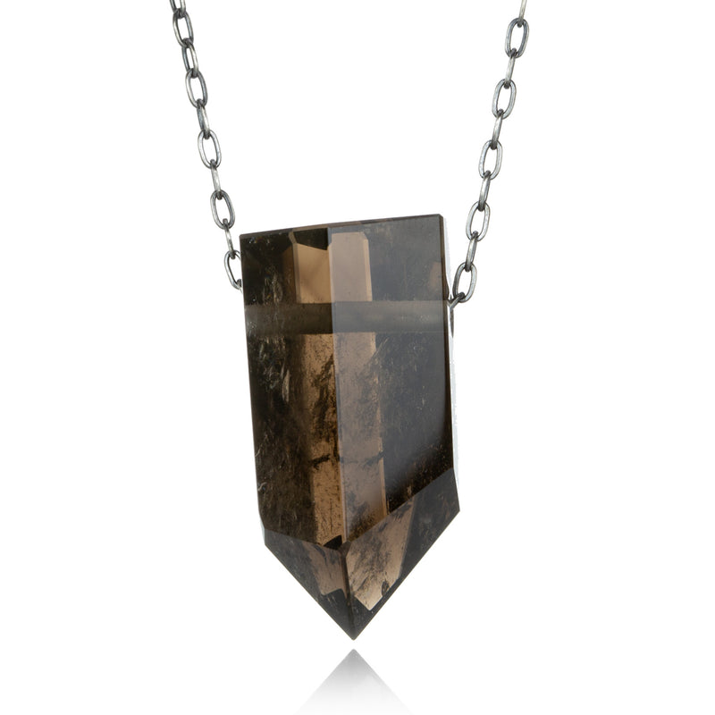 Joseph Brooks 35mm Smoky Quartz Crystal Necklace | Quadrum Gallery