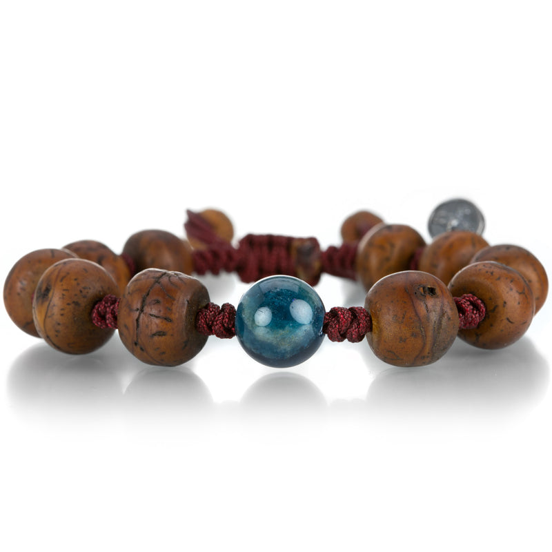 Joseph Brooks Tibetan Bodhi Bead and Apatite Bracelet | Quadrum Gallery