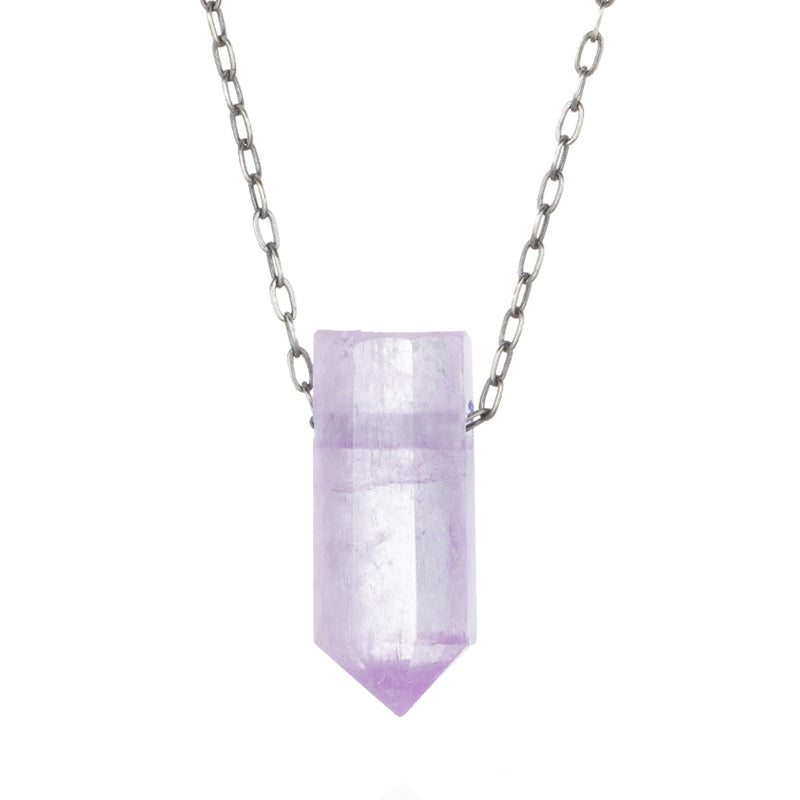 Joseph Brooks Natural Kunzite Crystal Pendant Necklace | Quadrum Gallery