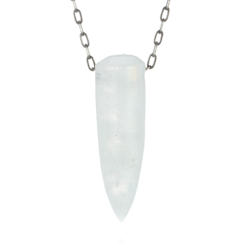 Joseph Brooks Moonstone Dart Pendant Necklace | Quadrum Gallery