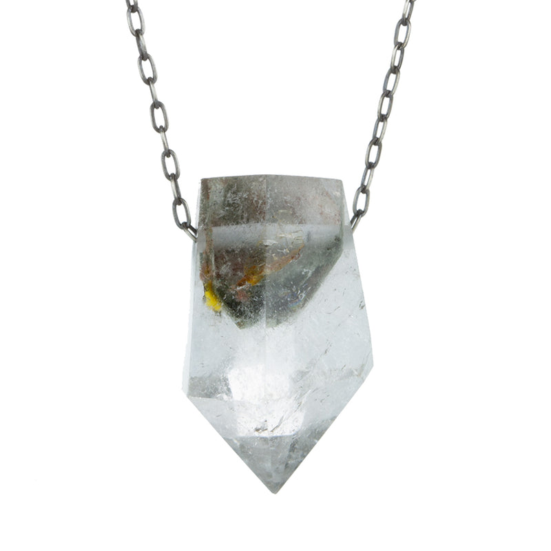 Joseph Brooks Quartz Crystal with Chlorite Inclusions Necklace | Quadrum Gallery