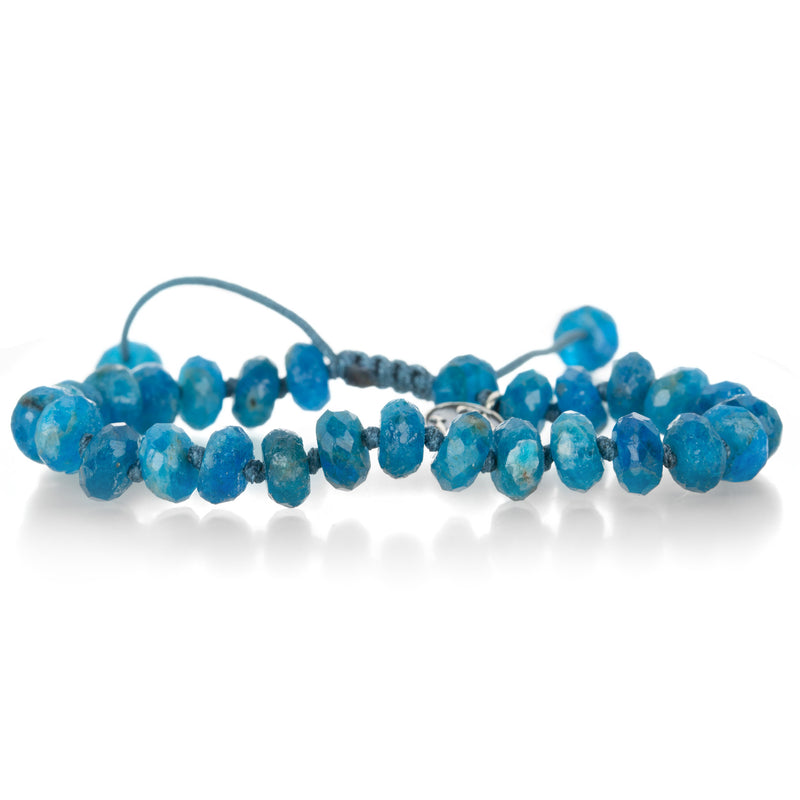 Joseph Brooks 8mm Bright Blue Apatite Bracelet | Quadrum Gallery