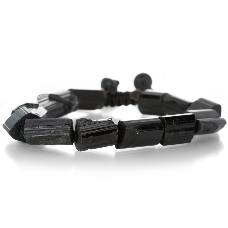 Joseph Brooks Rough Black Tourmaline Nugget Bracelet | Quadrum Gallery