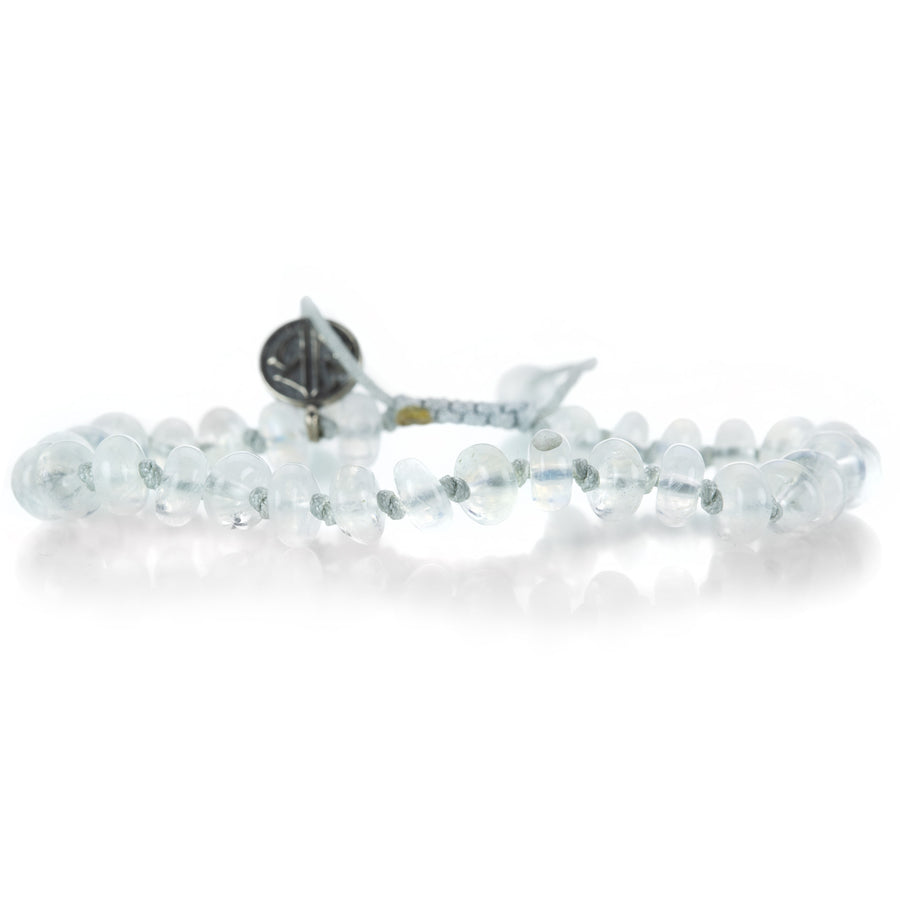 Joseph Brooks Smooth Rondelle Moonstone Bracelet 8mm | Quadrum Gallery