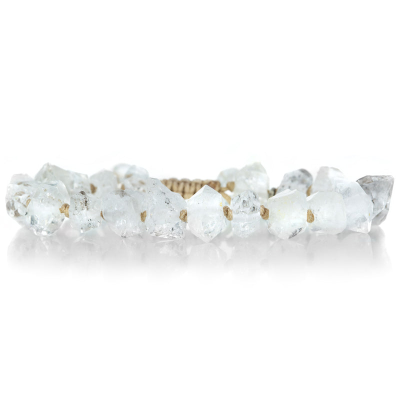 Joseph Brooks 12mm Natural Herkimer Diamond Bracelet | Quadrum Gallery