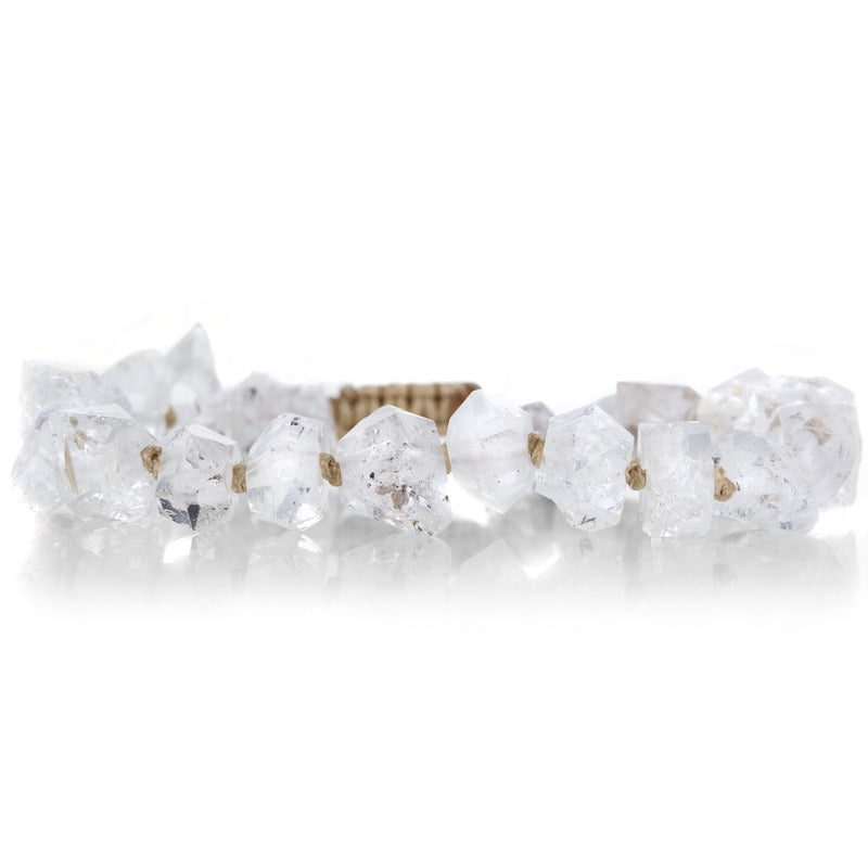 Joseph Brooks 15mm Herkimer Quartz Crystal Bracelet | Quadrum Gallery