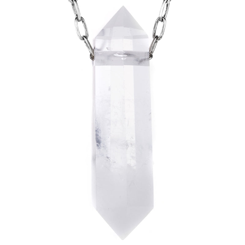 Joseph Brooks Extra Large Quartz Crystal Pendant Necklace | Quadrum Gallery