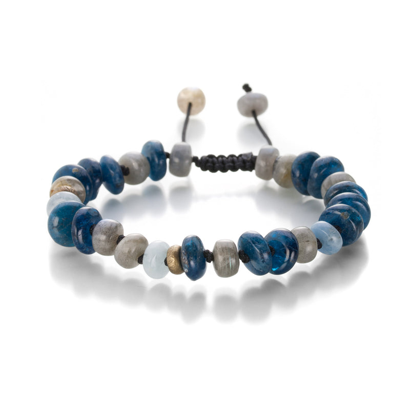 Joseph Brooks Apatite, Aquamarine and Labradorite Bracelet | Quadrum Gallery