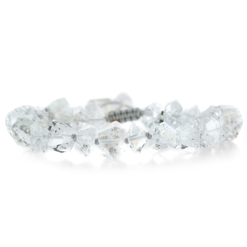 Joseph Brooks Clear Herkimer Diamond Quartz Crystal Bracelet | Quadrum Gallery