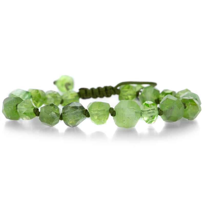 Joseph Brooks Faceted Peridot Nugget Bracelet | Quadrum Gallery