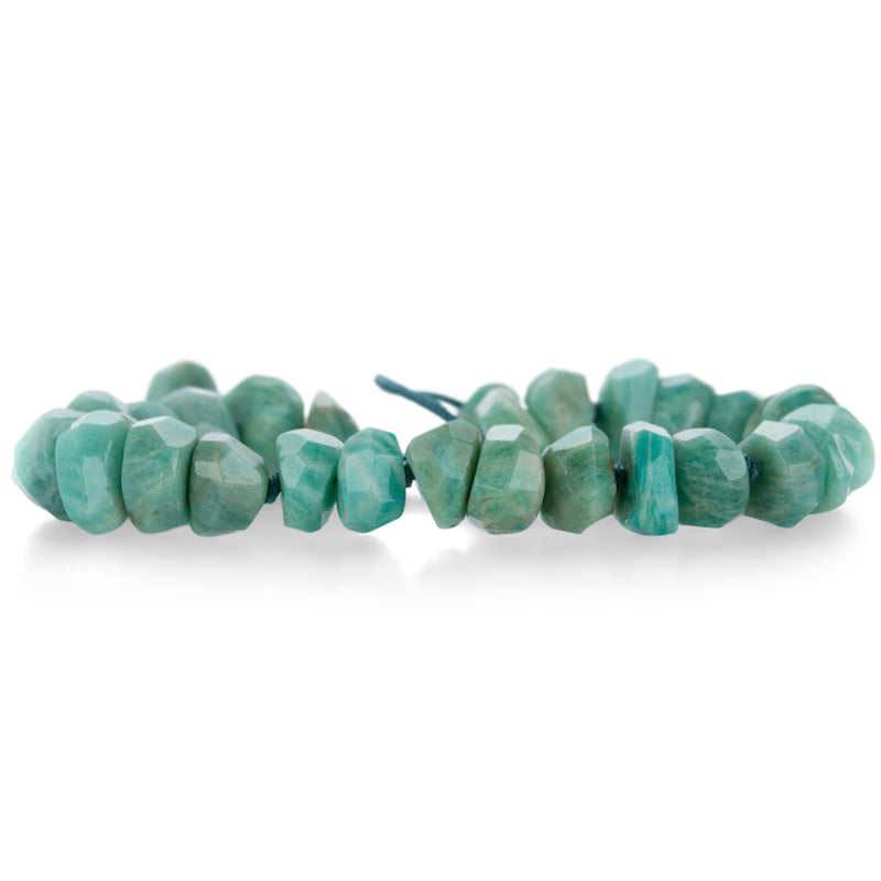 Joseph Brooks 8mm Faceted Amazonite Nugget Bracelet | Quadrum Gallery