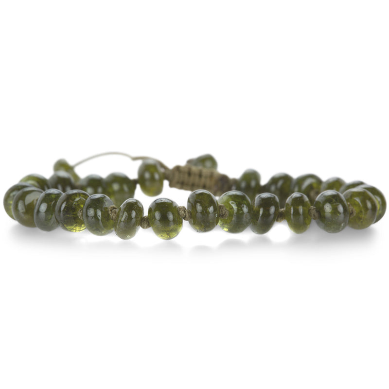 Joseph Brooks 8mm Smooth Green Apatite Bead Bracelet | Quadrum Gallery