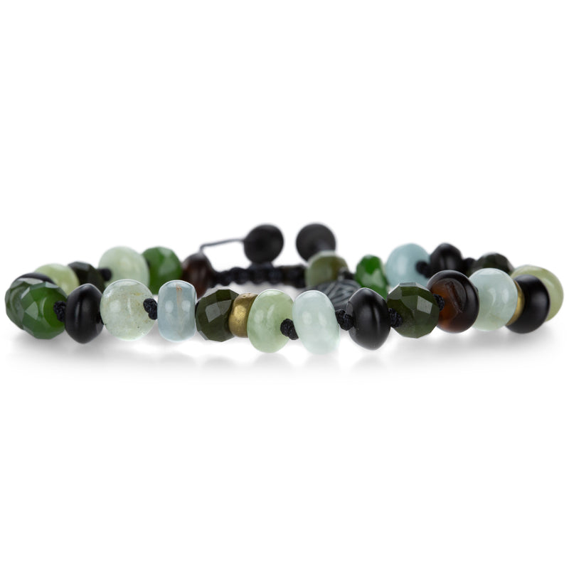 Joseph Brooks Beryl, Jade and Black Onyx Bracelet | Quadrum Gallery