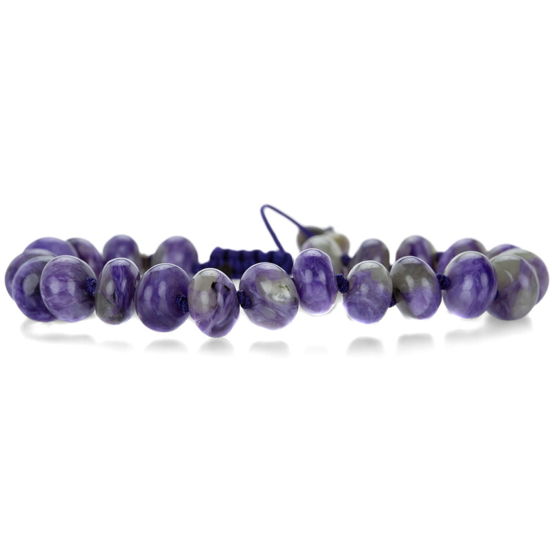 Joseph Brooks 9mm Smooth Charoite Bracelet | Quadrum Gallery