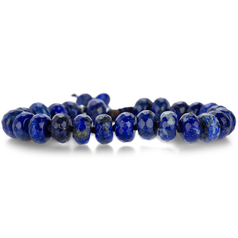 Joseph Brooks 10mm Faceted Lapis Bracelet | Quadrum Gallery