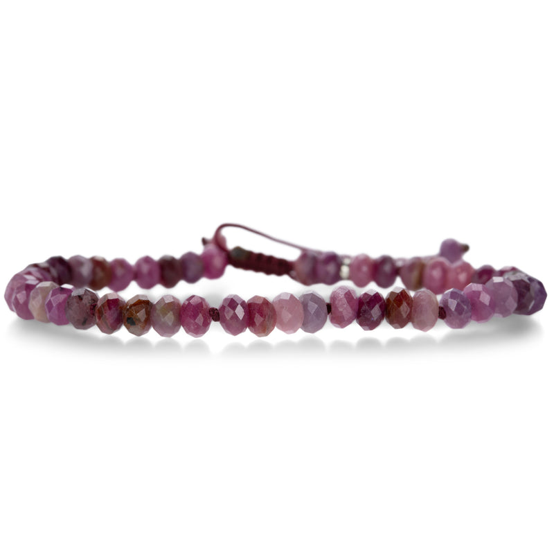 Joseph Brooks Faceted 5mm Ruby Bracelet | Quadrum Gallery