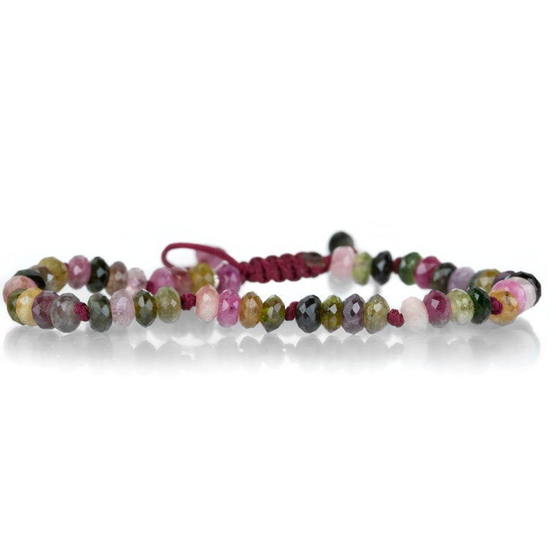 Joseph Brooks 5mm Faceted Multicolored Tourmaline Bracelet | Quadrum Gallery