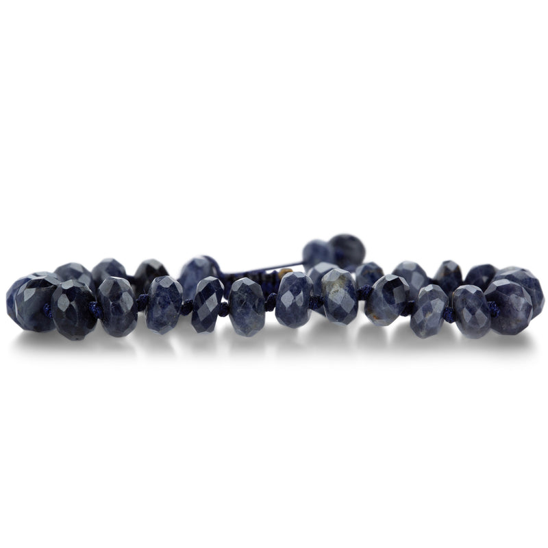 Joseph Brooks  8mm Faceted Blue Sapphire Rondelle Bracelet | Quadrum Gallery