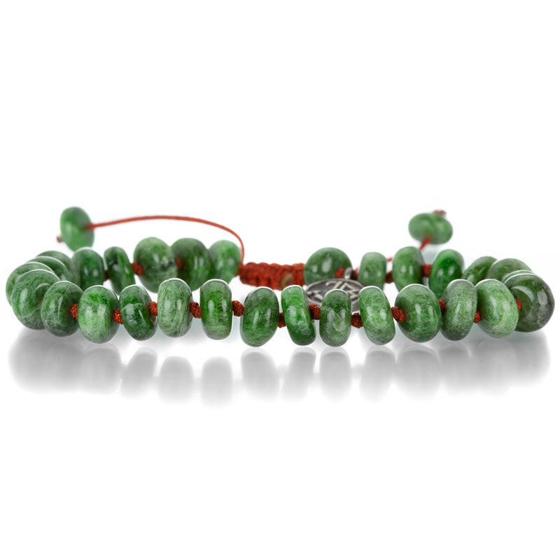 Joseph Brooks  8mm Smooth Chrome Diopside Bracelet | Quadrum Gallery