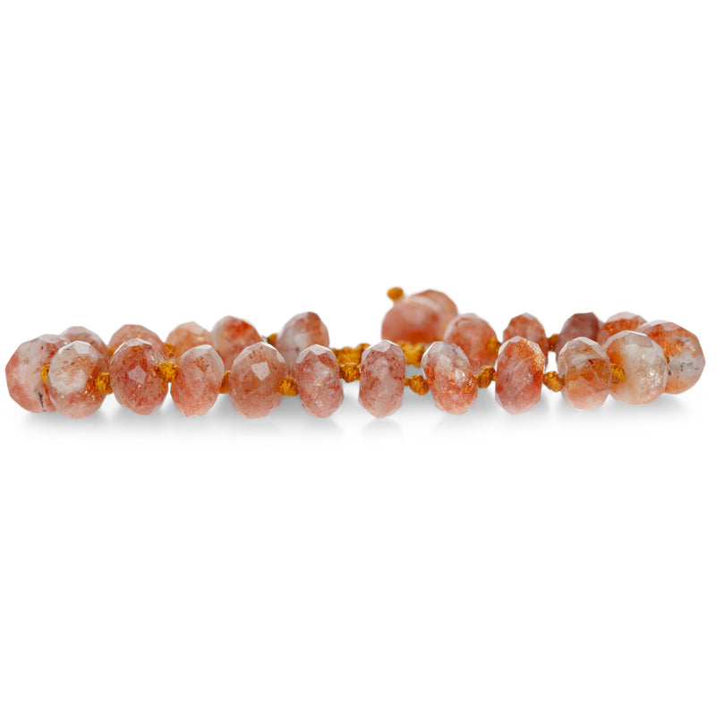 Joseph Brooks Faceted 8mm Sunstone Bracelet | Quadrum Gallery