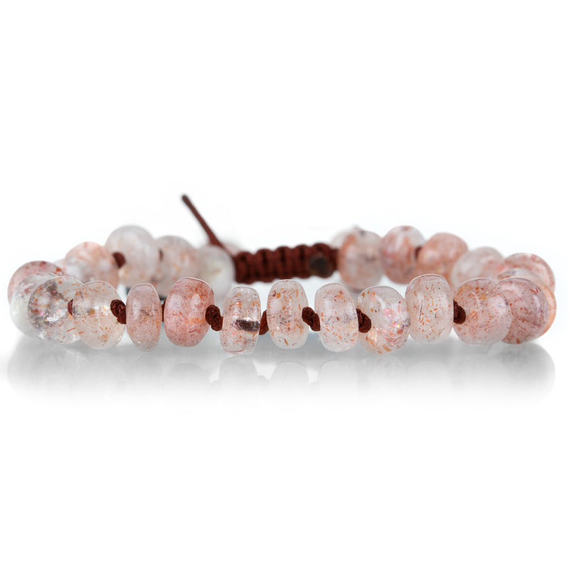 Joseph Brooks 8mm Smooth Sunstone Rondelle Bracelet | Quadrum Gallery