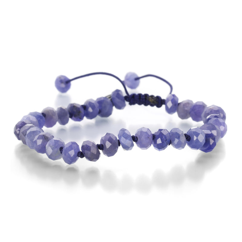 Joseph Brooks  Faceted 8mm Tanzanite Rondelle Bracelet | Quadrum Gallery