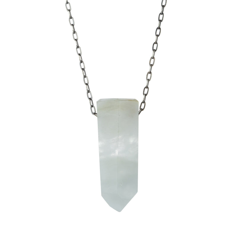Joseph Brooks  Quartz Crystal with Amphibole Pendant Necklace | Quadrum Gallery