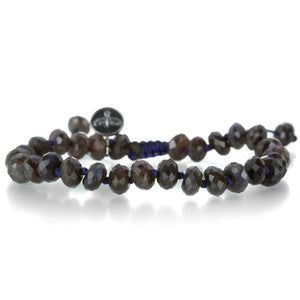 Joseph Brooks  8mm Faceted Dark Labradorite Bracelet | Quadrum Gallery