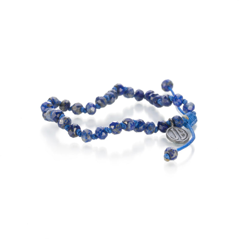 Joseph Brooks 4mm Faceted Lapis Bracelet | Quadrum Gallery