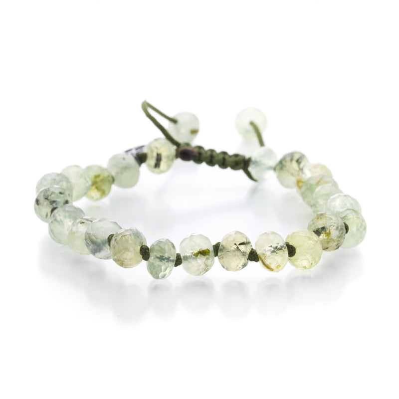 Joseph Brooks 8mm Faceted Prehnite Bracelet | Quadrum Gallery