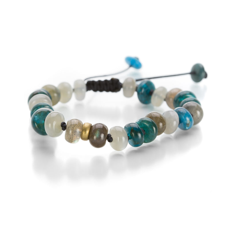 Joseph Brooks Aquamarine, Blue Apatite & Labradorite Bracelet | Quadrum Gallery