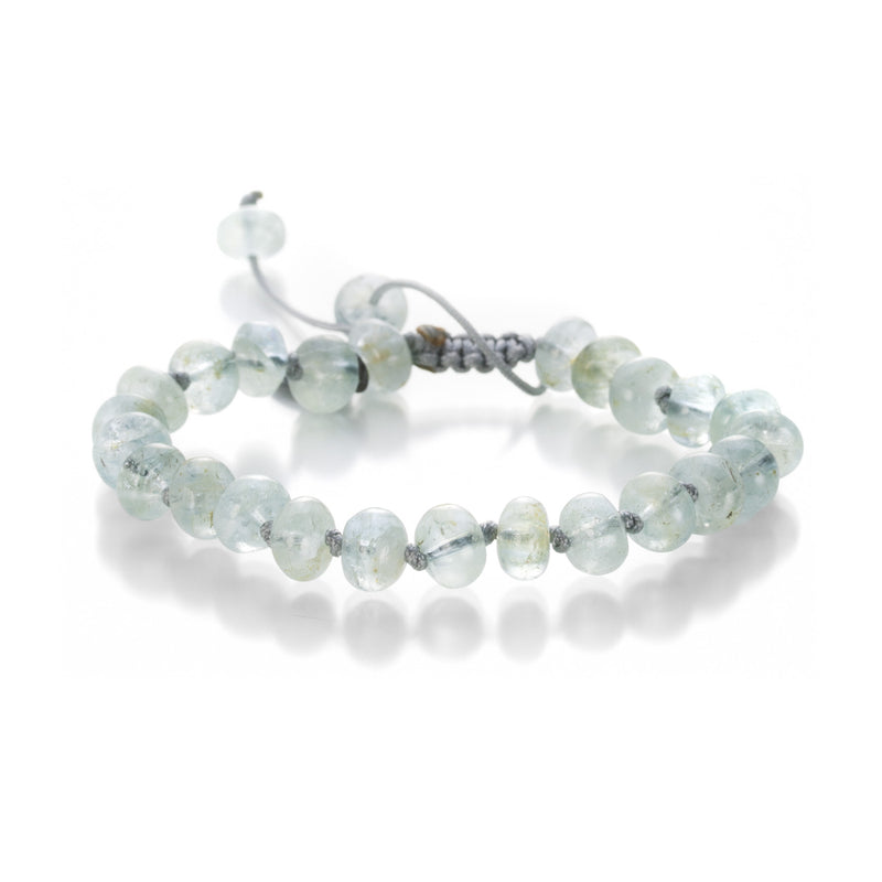 Joseph Brooks 8mm Smooth Bead Aquamarine Bracelet | Quadrum Gallery