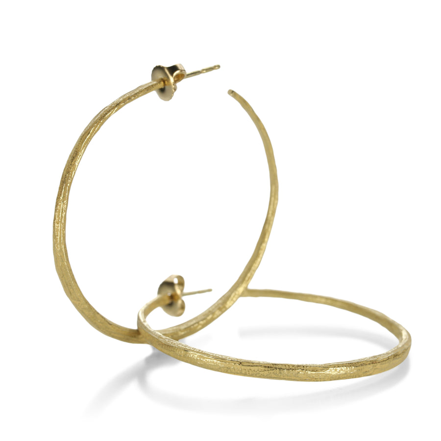 John Iversen Large Gold Hoops | Quadrum Gallery