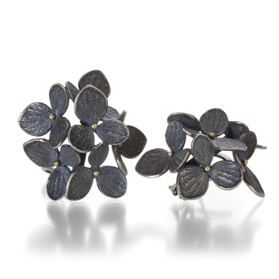 John Iversen 6 Part Large Hydrangea Earrings | Quadrum Gallery