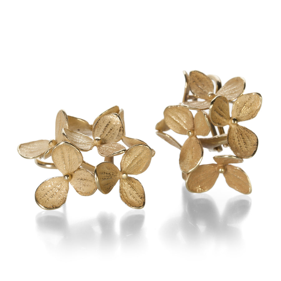 John Iversen Six Part Medium Hydrangea Earrings | Quadrum Gallery