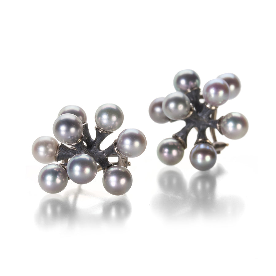 John Iversen Small Jacks with Pearl Earrings | Quadrum Gallery