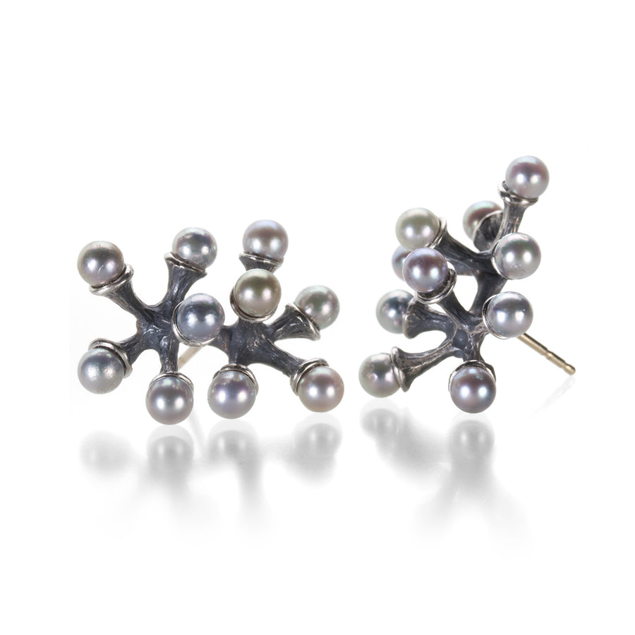 John Iversen Tiny Double Jacks Earrings | Quadrum Gallery